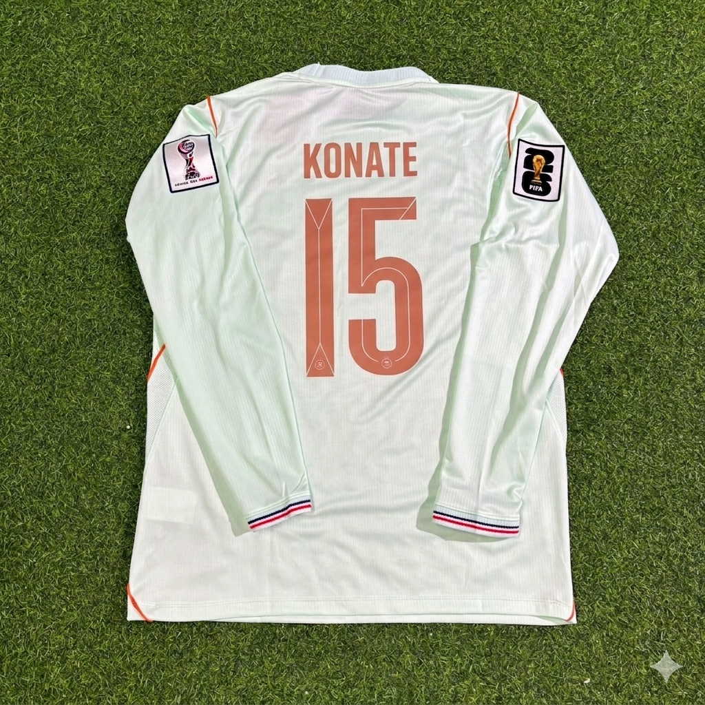Ibrahima Konaté #15 Frankreich 2026 WM Auswärtstrikot Langarm