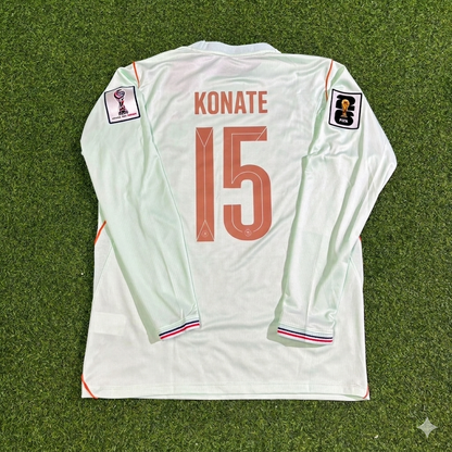 Ibrahima Konaté #15 Frankreich 2026 WM Auswärtstrikot Langarm
