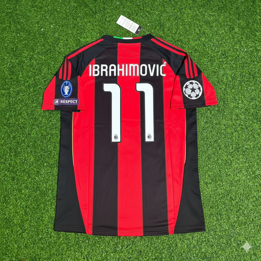 Zlatan Ibrahimovic 11 - Maillot Rétro Domicile Milan 2010/2011