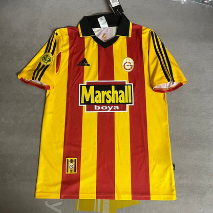 Galatasaray UEFA 2000 Retro Nostalji Formasi Football Home Trikot Jersey Maillot Camiseta