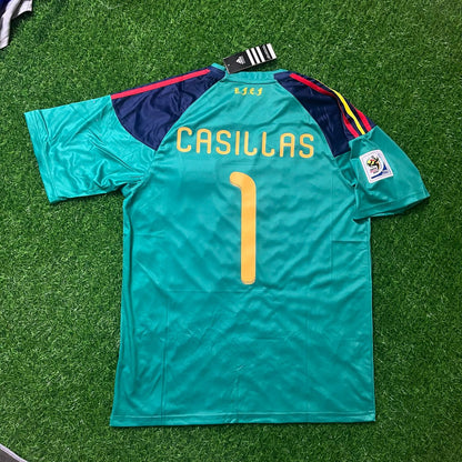 Iker Casillas Spanien 2010 WM Finale Retro Trikot Fußball