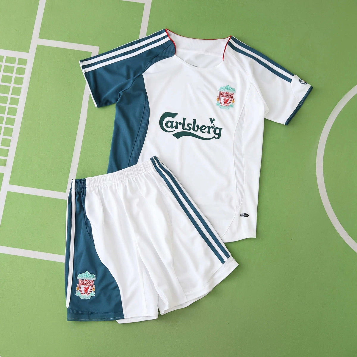 Liverpool 2006/07 Away Kids White Kids Kids Jersey
