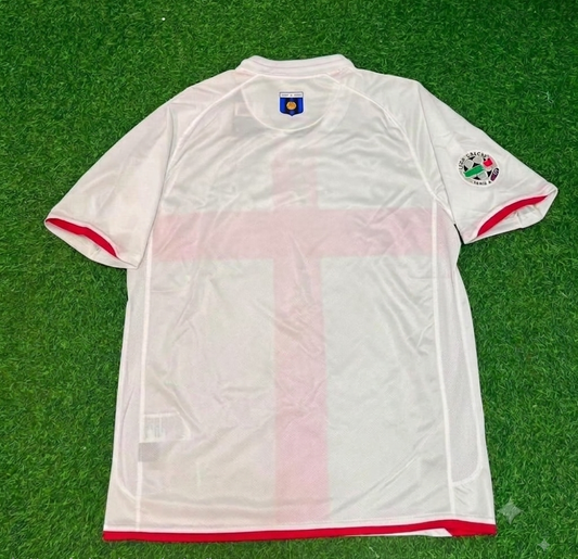 Inter Saison 2007-2008 Auswärtstrikot Weiß Rot Retro Jersey Trikot Maillot Maglia Fußballtrikot
