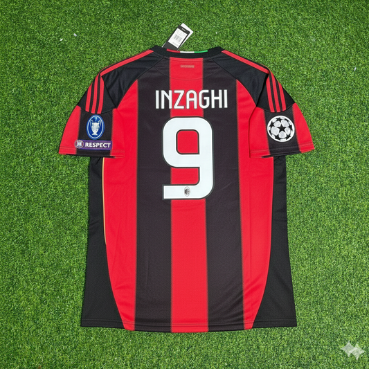 Filippo Inzaghi 9 - Milan 2010/2011 Heim Retro Trikot