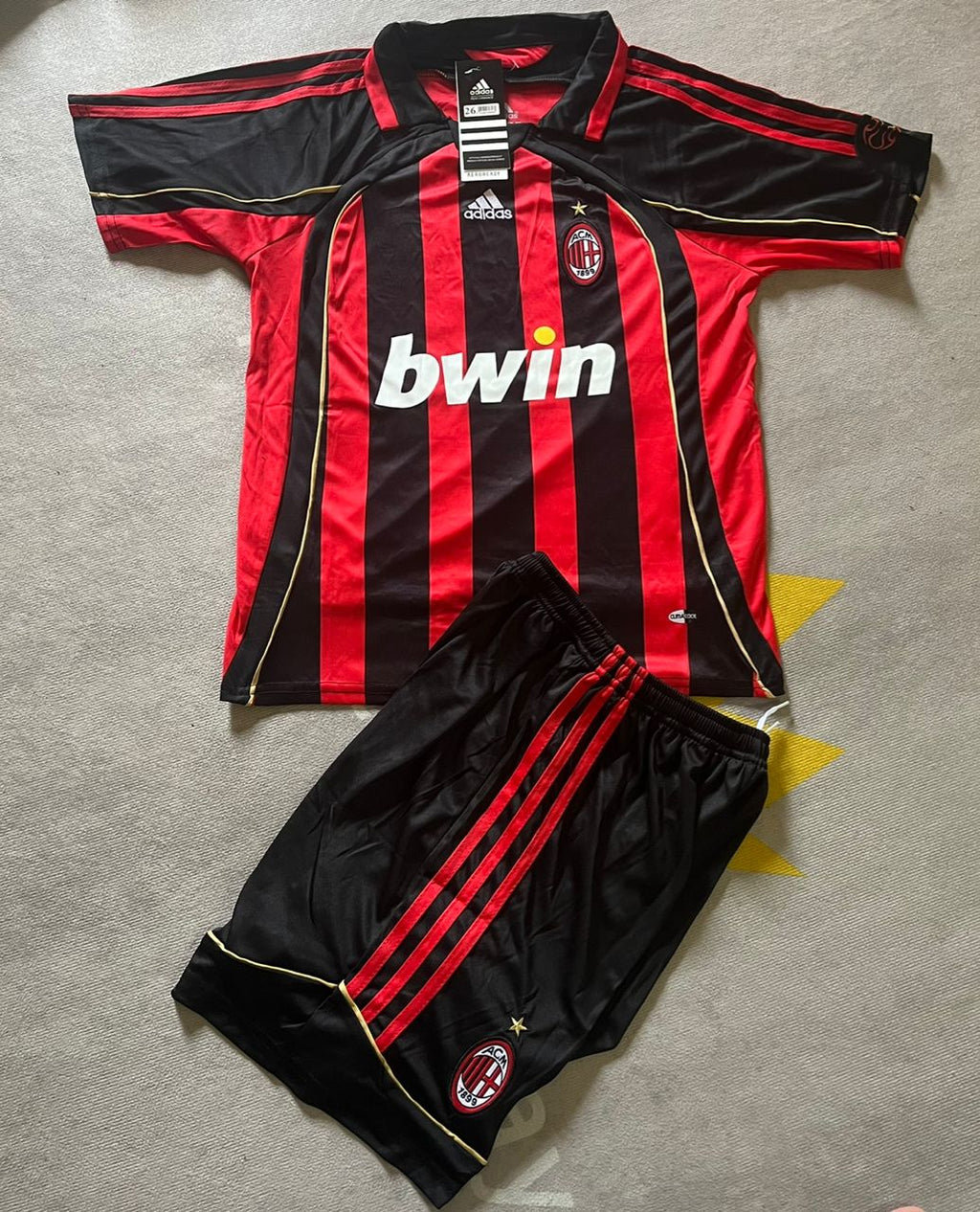 Kaká Leite – AC Milan 2006-2007 Red Home Jersey – | Kindertrikot | Maillot Enfant