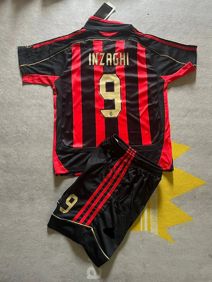 Filippo Inzaghi AC Milan 2007 Kinder Heim Retro Trikot