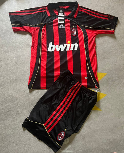 Filippo Inzaghi AC Milan 2007 Kinder Heim Retro Trikot