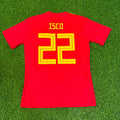 Isco #22 Spain 2018 World Cup Home Football Jersey