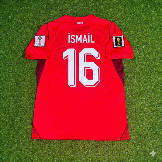 İsmail Yüksek #16 Turkey Türkiye - World Cup 2026 - Home Red - Jersey Trikot - Maillot Maglia