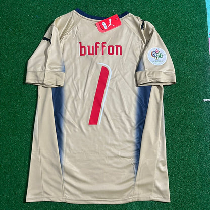 Gianluigi Buffon Italy 2006 World Cup Retro Goalkeeper Jersey