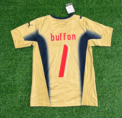 Gianluigi Buffon Italy 2006 World Cup Retro Goalkeeper Jersey
