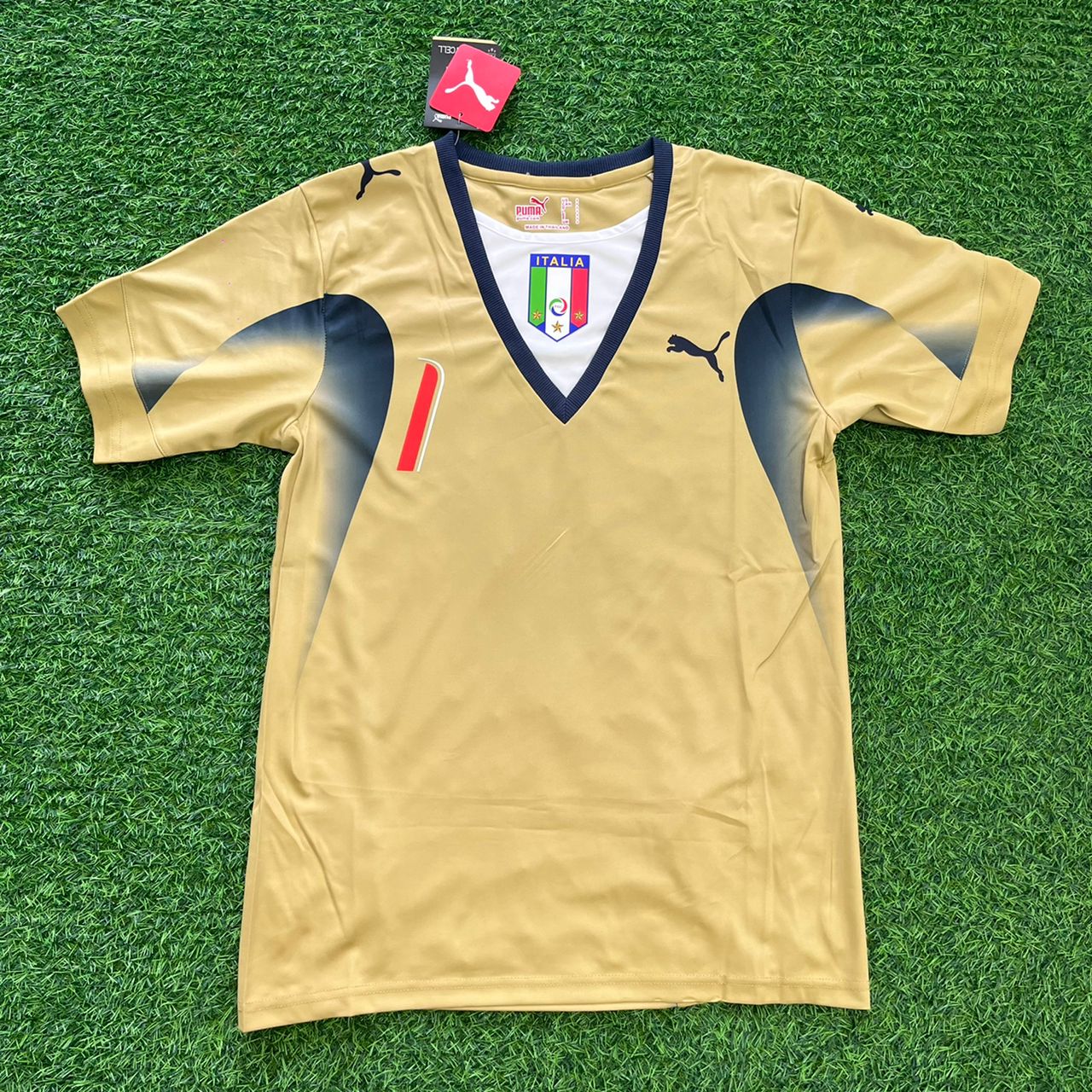 Gianluigi Buffon Italy 2006 World Cup Retro Goalkeeper Jersey