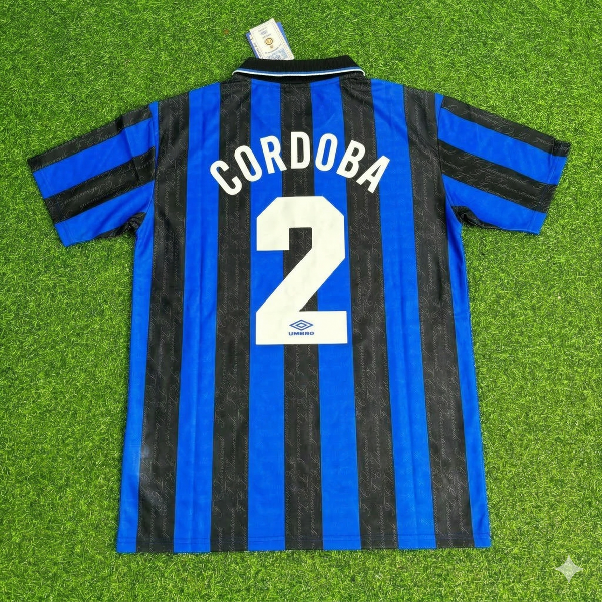 Maillot de football rétro domicile Inter Milan Ivan Cordoba