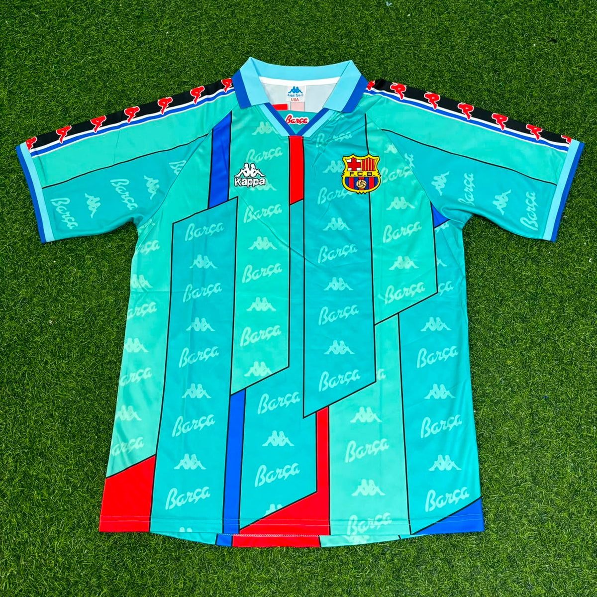 Ivan de la Pena Barcelona 1996 1997 Retro Football Jersey