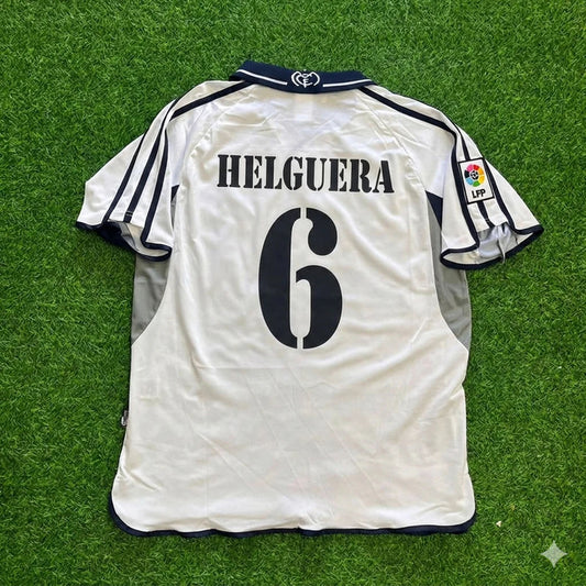 Iván Helguera 6- Real Madrid 2000 Retro Football Jersey