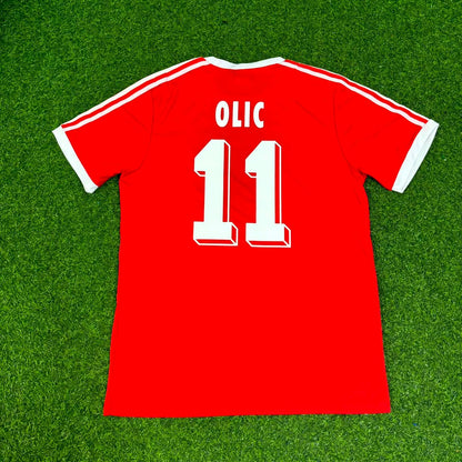Camiseta de fútbol retro roja de local del Hamburger SV – Ivica Olic