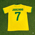 Jairzinho Brazil 1970 World Cup Retro Home Football Jersey