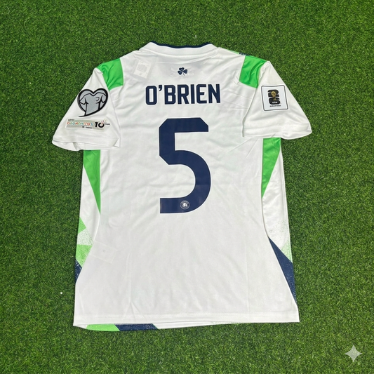 Jake O'Brien #5 Ireland 2026 World Cup Qualifiers Green White New Season Football Jersey