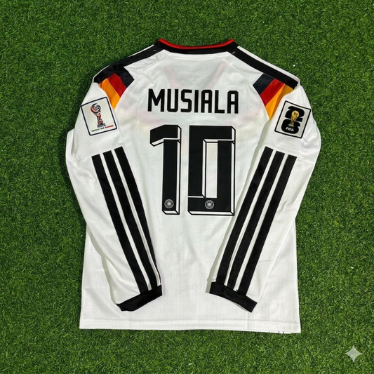 Jamal Musiala 10 – Deutschland WM 2026 Langarm Heimtrikot-Set