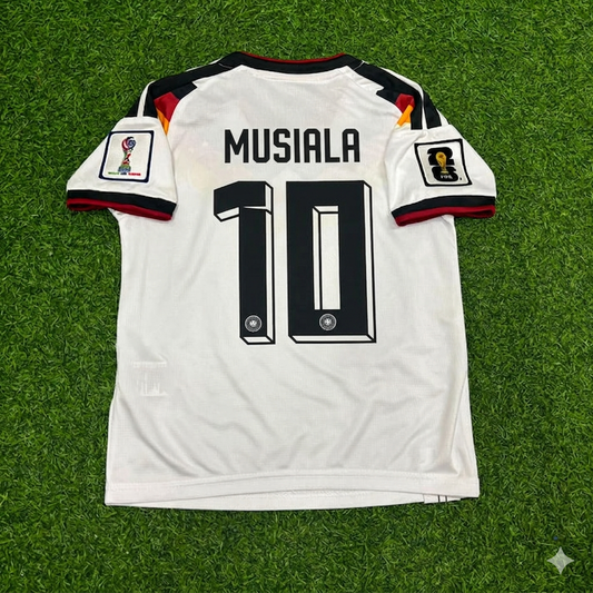 Jamal Musiala #10 Germany 2026 World Cup Home Jersey Trikot Maillot
