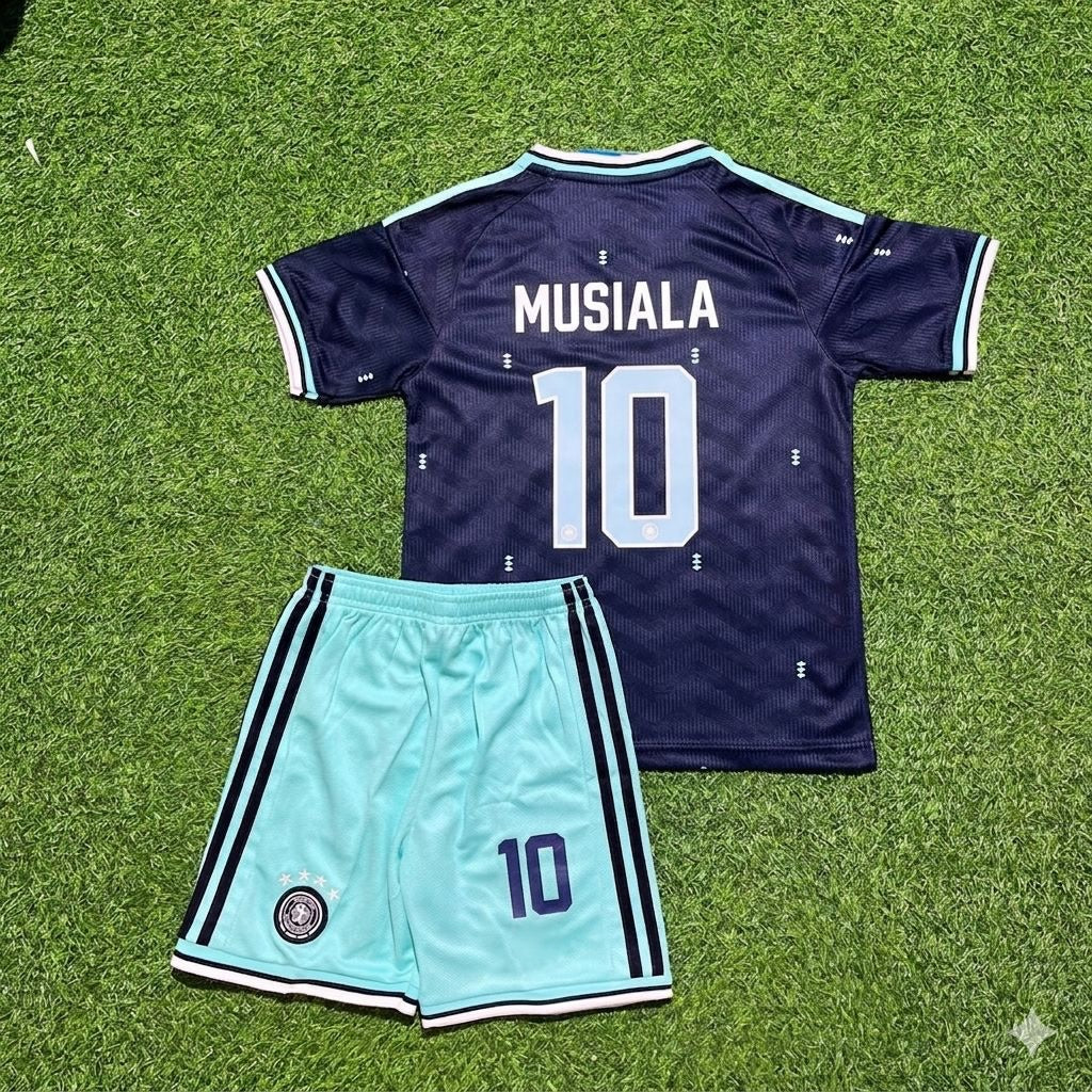 Jamal Musiala 10- Germany 2026 World Cup Kids  Football Jersey Kit