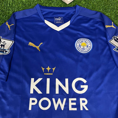 N'Golo Kanté Leicester City 2015/16 Premier League Retro Trikot