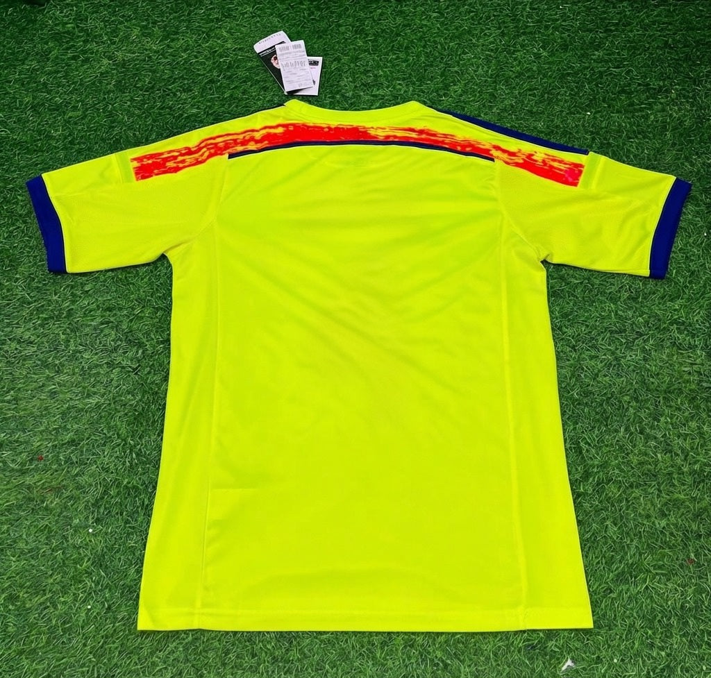 Japan 2014 Weltmeisterschaft Gelbes Auswärtstrikot Retro