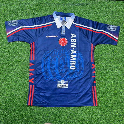 Jari Litmanen Ajax 1997–1998 Retro Football Jersey Kit