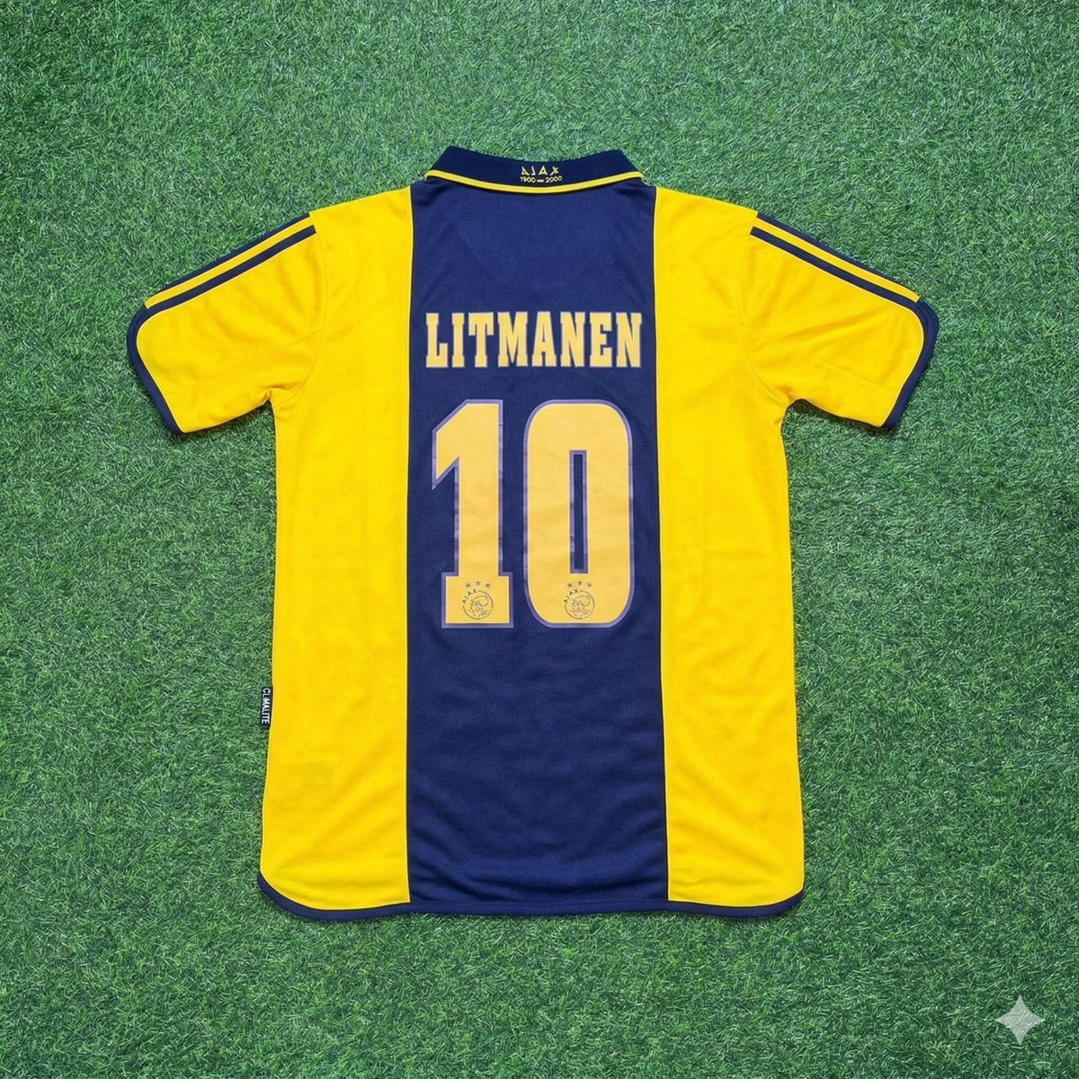 Ajax Yellow Retro Football Jersey – Jari Litmanen