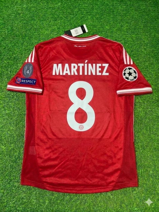 Javi Martínez 8- Bayern Munich 2013 Champions League Wembley Final Jersey Trikot