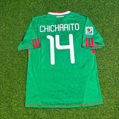 Javier Hernández Chicharito Mexico 2010 World Cup Retro Football Jersey