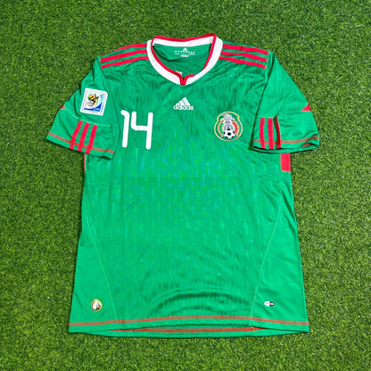 Javier Hernández Chicharito Mexico 2010 World Cup Retro Football Jersey