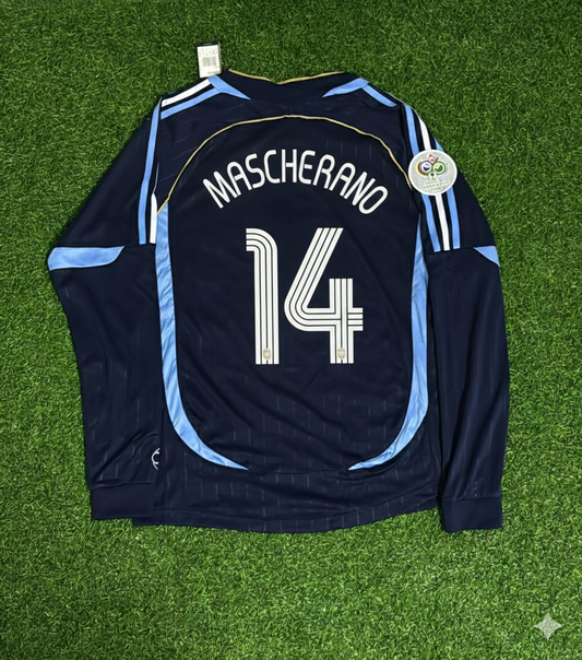 Argentina 2006 World Cup Long Sleeve Retro Football Jersey – Javier Mascherano