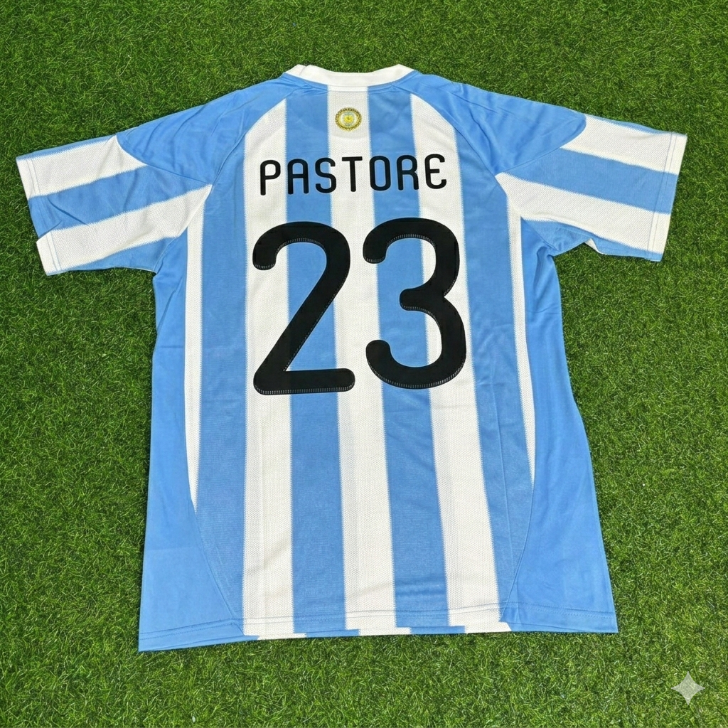 Javier Pastore 23- 2010 World Cup Argentina Retro Jersey