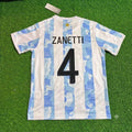 Javier Zanetti - Argentinien Retro Kit Trikot Fußballtrikot