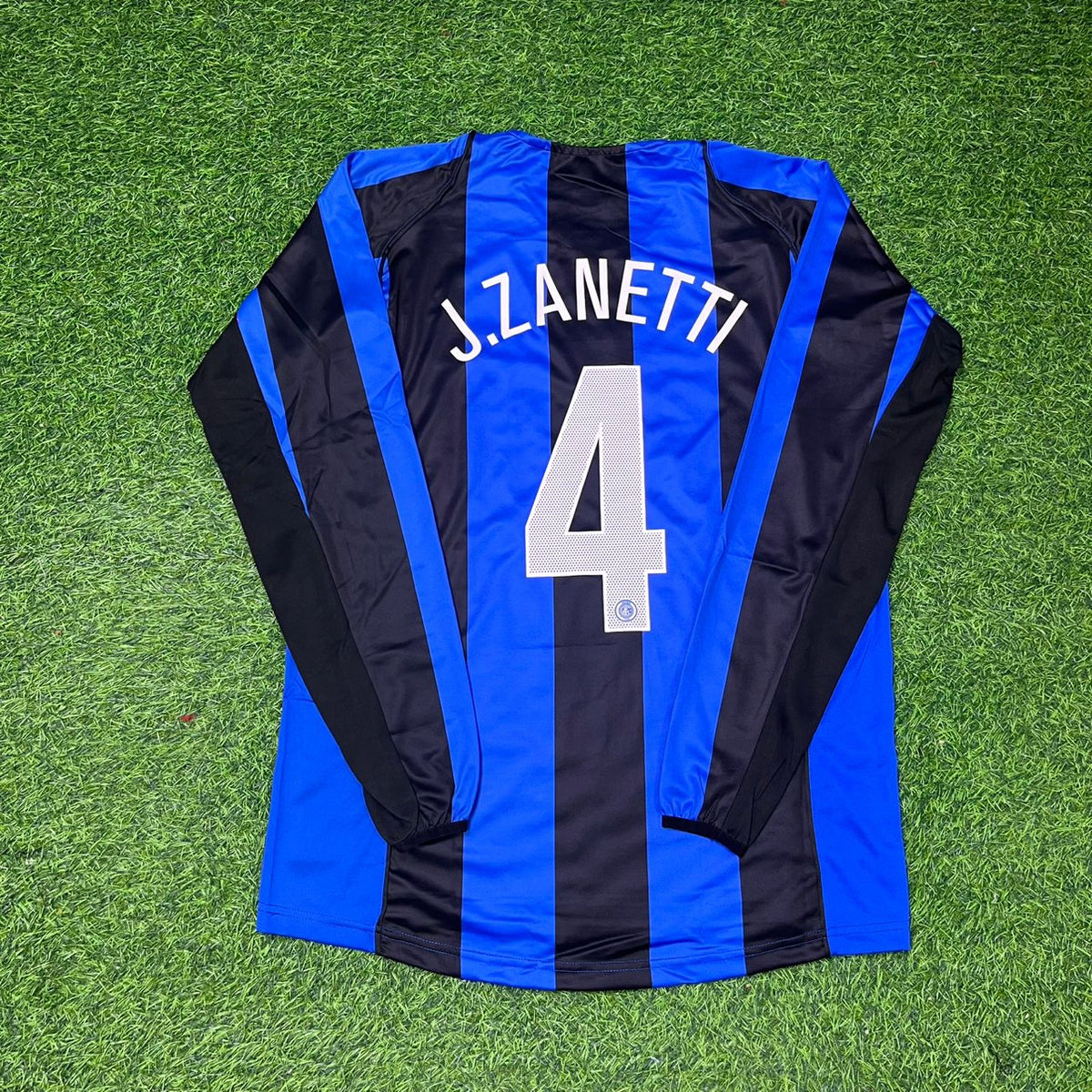 Maillot de football rétro Javier Zanetti Inter Milan 2004-05