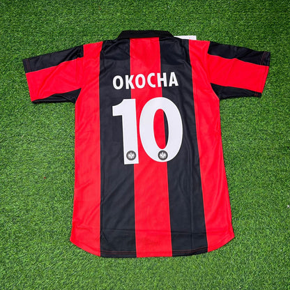 Maillot de football rétro Jay-Jay Okocha Eintracht Francfort