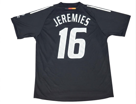 Jens Jeremies Deutschland 2002 Weltmeisterschaft Japan Korea Schwarzes Retro-Trikot