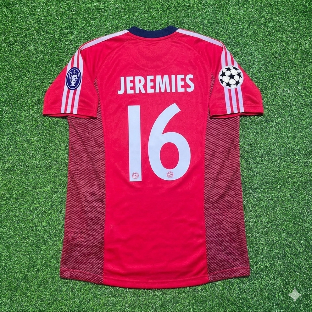 Bayern Munich 2002/03 Home Red Retro Jersey – Jens Jeremies