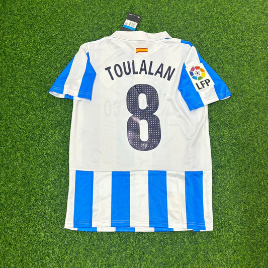 Jeremy Toulalan Málaga CF 2012/13 Retro Home Football Jersey Kit