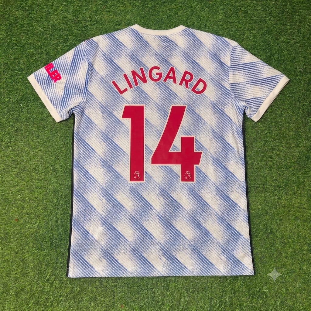 Jesse Lingard Manchester United 2021-2022 Auswärts-Retro-Fußballtrikot der letzten Saison