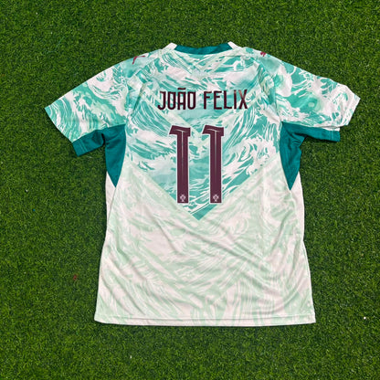 Maillot de football extérieur blanc João Félix Kids Portugal Coupe du Monde 2026