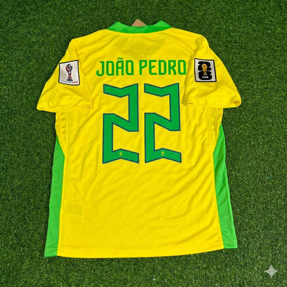 Joao Pedro Brazil 2026 World Cup New Season Football Jersey