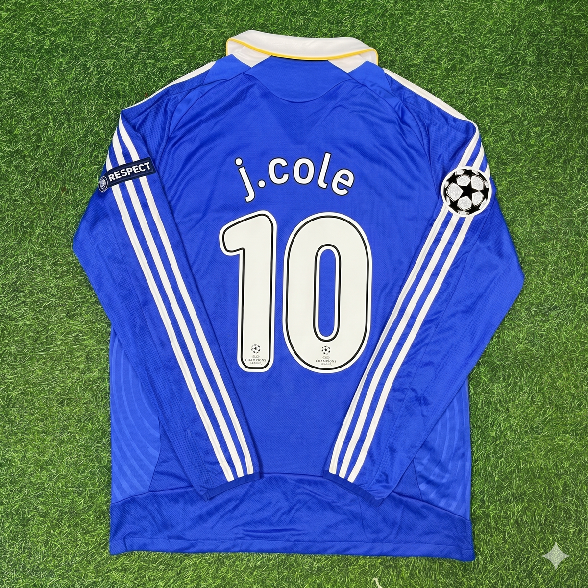 Camiseta de fútbol de manga larga del Chelsea de la final de la Liga de Campeones 2008 – Joe Cole