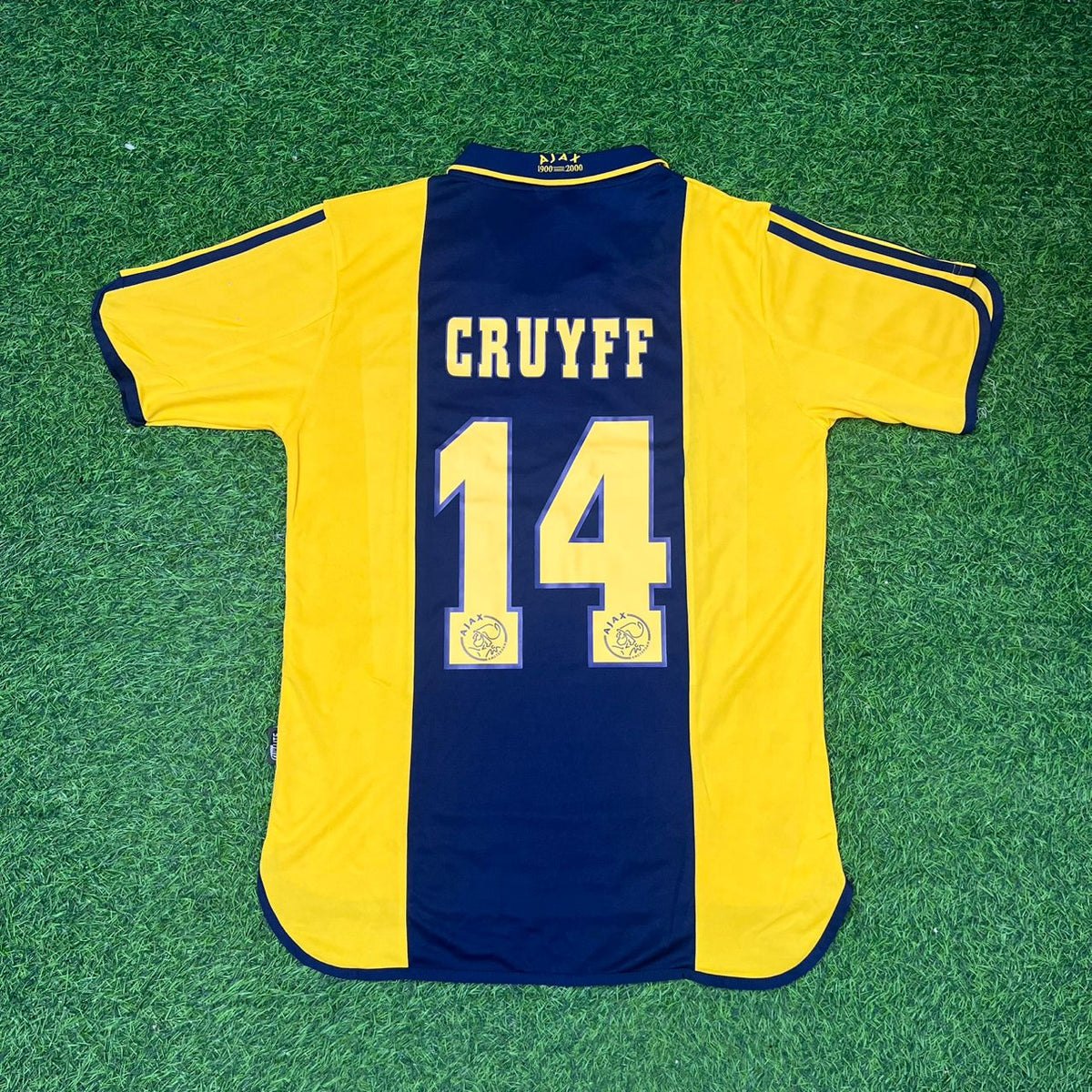 Ajax Yellow Retro Football Jersey – Johan Cruyff