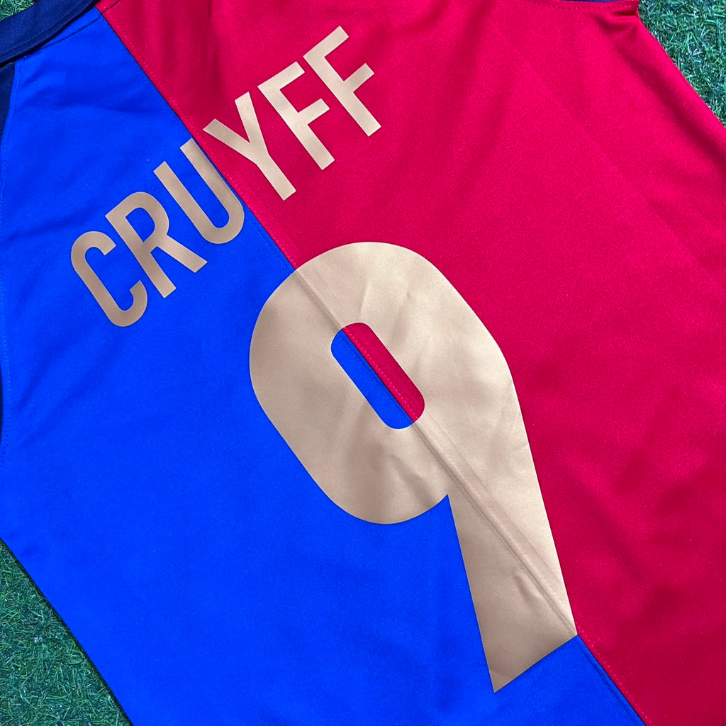 Johan Cruyff – Barcelona Special Retro Kit Jersey – | Trikot | Maillot Soccer Shirt