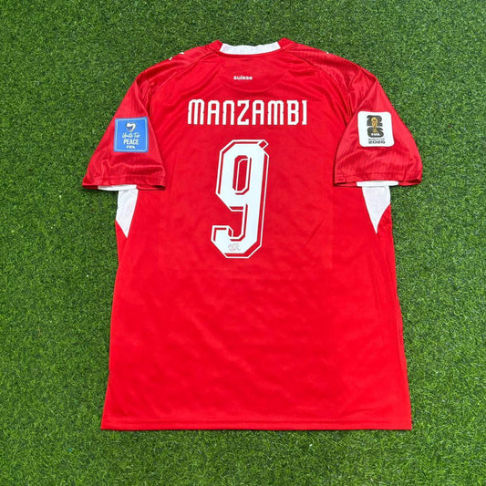 Johan Manzambi 9 - Suisse Maillot Kit Coupe du Monde 2026