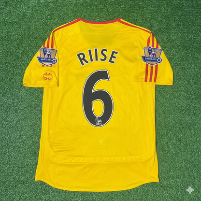 Liverpool 2006/07 Yellow Retro Football Jersey – John Arne Riise