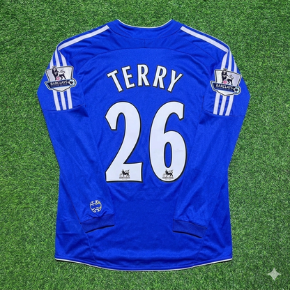 Chelsea 2006/08 Langarm EPL-Patch Fußballtrikot – John Terry 26