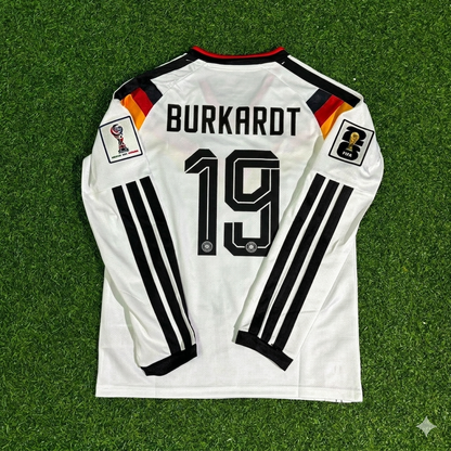 Jonathan Burkardt #19 Germany 2026 World Cup  Long Sleeve Home Football Jersey Kit